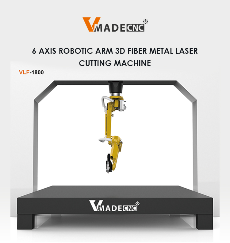 3D robot fiber laser cutting machine