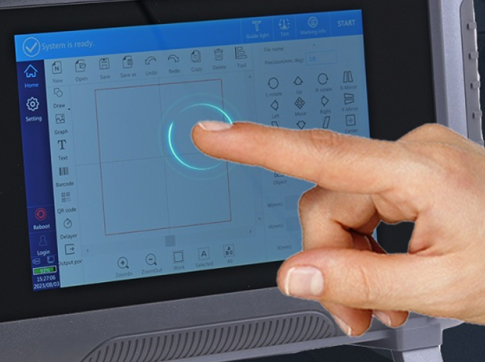30W Portable Handheld Laser Marking Machine Engraver