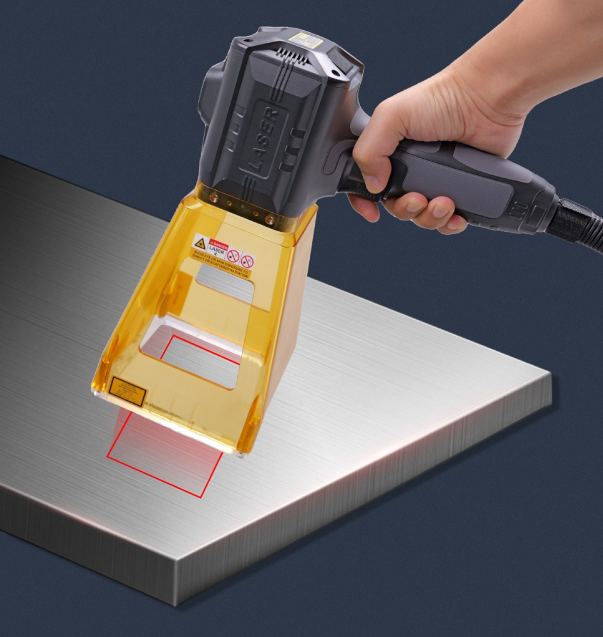 30W Portable Handheld Laser Marking Machine Engraver