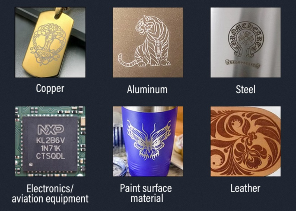 30W Portable Handheld Laser Marking Machine Engraver