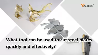 What tool can be used to cut steel plates quickly and effectively?