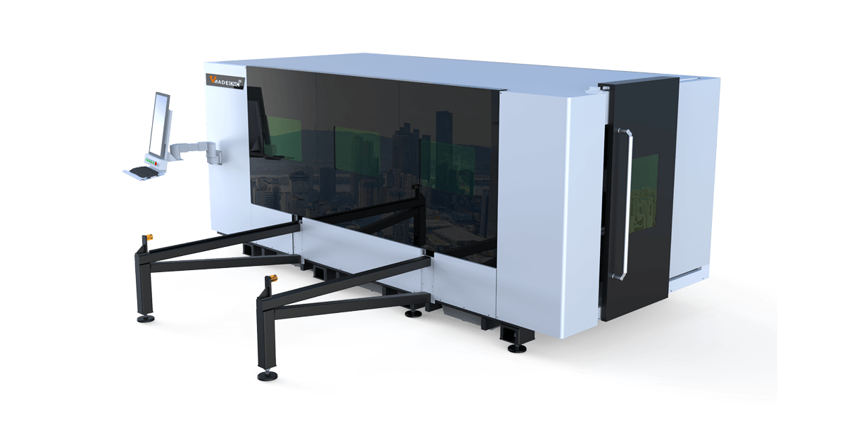 Fully Enclosed Metal CNC Laser Cutter Machine 1000W-8000W